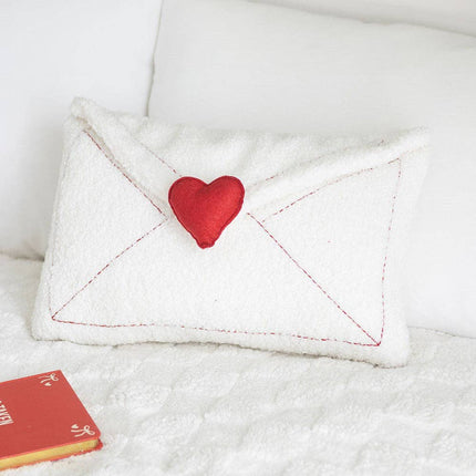 Liefdesbrief Boucle Valentijnsdag Kussen