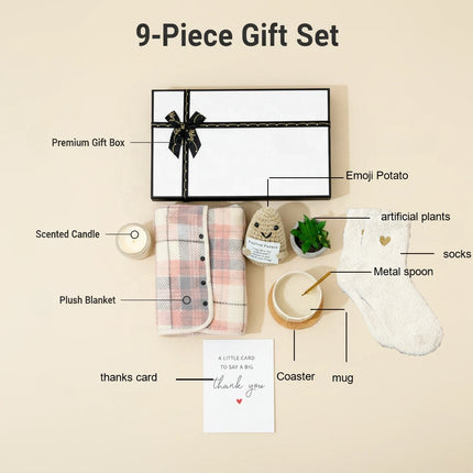 9-Delige Comfort Cadeauset – Warm & Ontspannend Geschenk