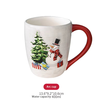 Luxe Kerstservies met Sneeuwpop Design