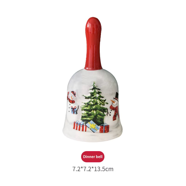 Luxe Kerstservies met Sneeuwpop Design