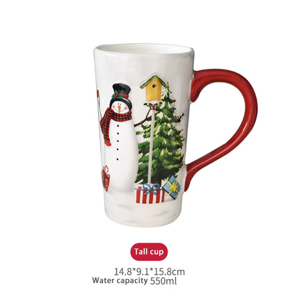 Luxe Kerstservies met Sneeuwpop Design