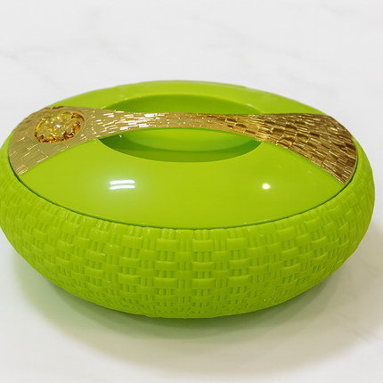 3 Sets Luxe Hotpot Warmhoud Kom met Deksel – 4L –5L-6L Stijlvolle Serveerschaal